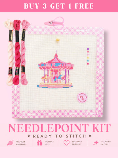 Merry-Go-Round Needlepoint Kit