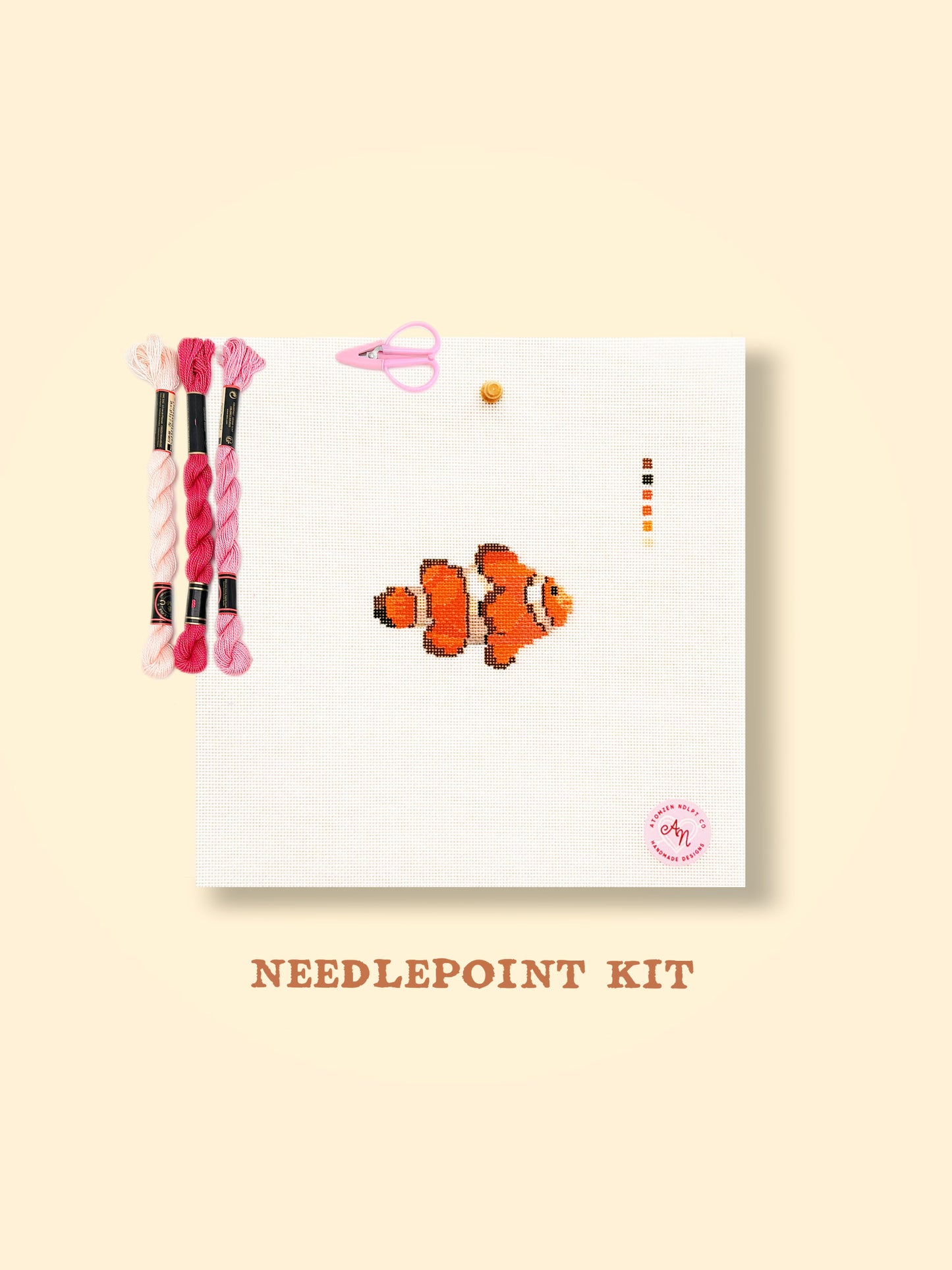Clownfish Needlepoint Kit