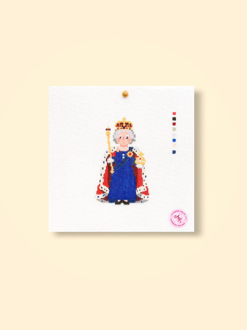Queen Elizabeth II Needlepoint Kit