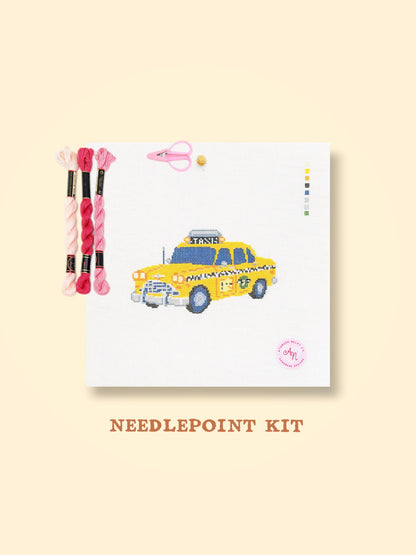 Taxi Needlepoint Kit