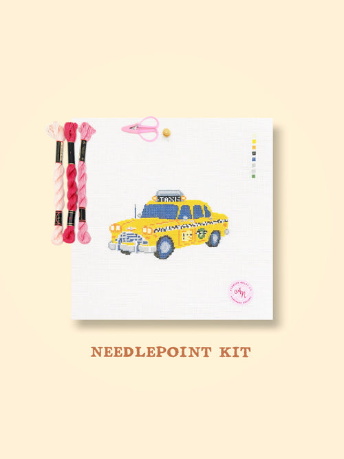 Taxi Needlepoint Kit