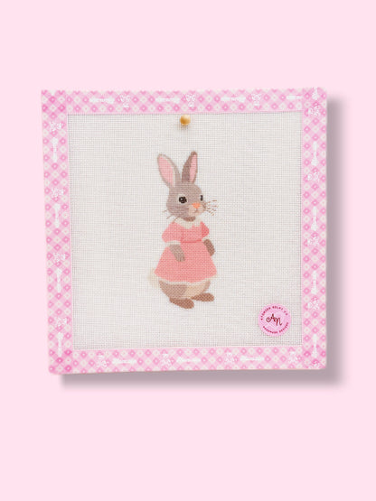 Pink Bunny Needlepoint Kit