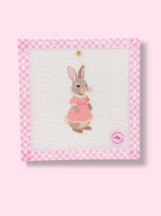 Pink Bunny Needlepoint Kit