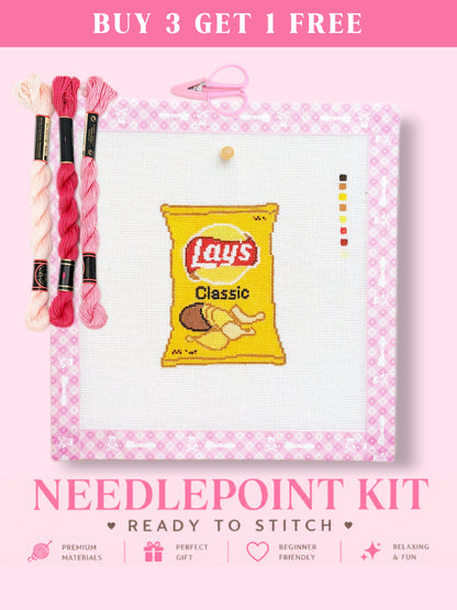 Classic Chips Needlepoint Kit