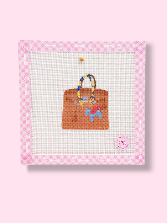 Luxury Style Top Handle Bag Needlepoint Kit