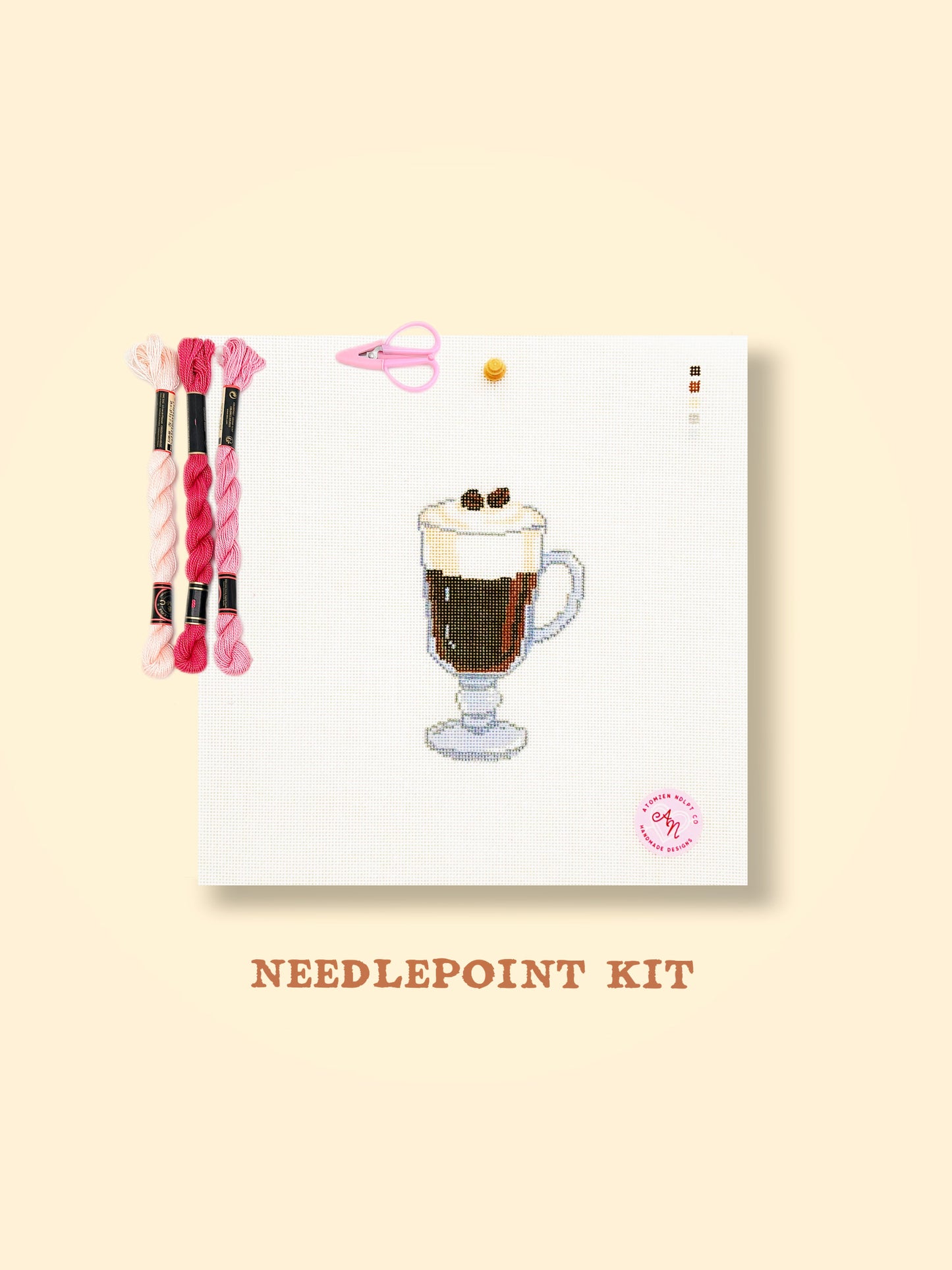 Irish Coffee Needlepoint Kit
