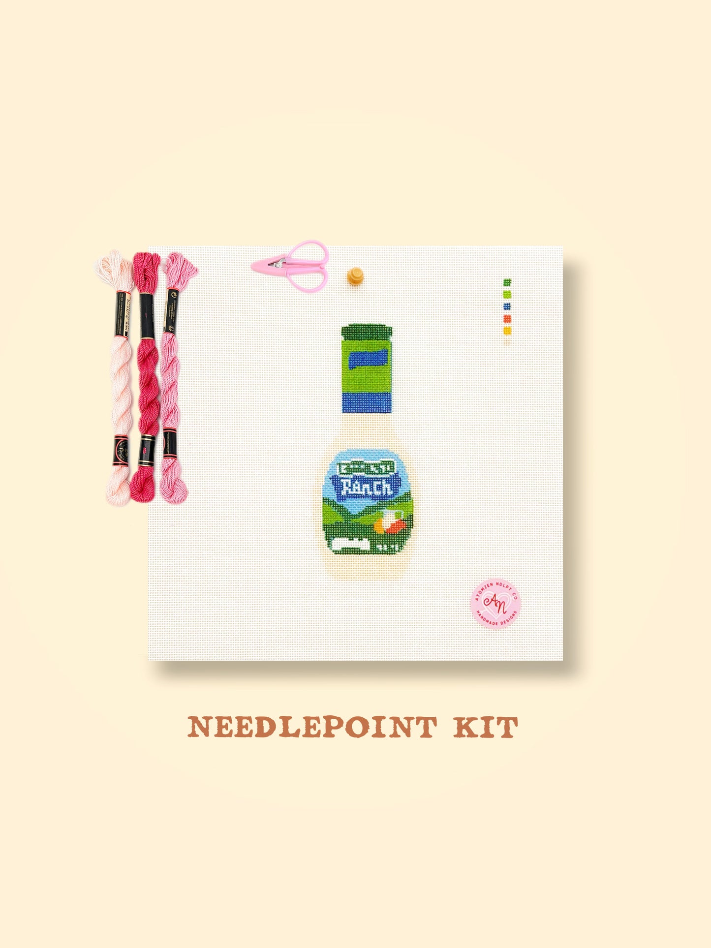 Ranch Dressing Needlepoint Kit