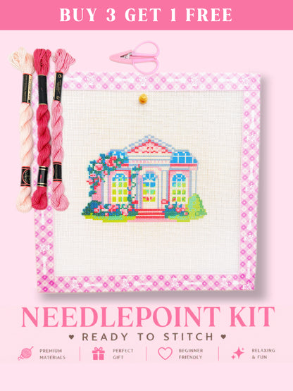 Garden Sunroom Needlepoint Kit