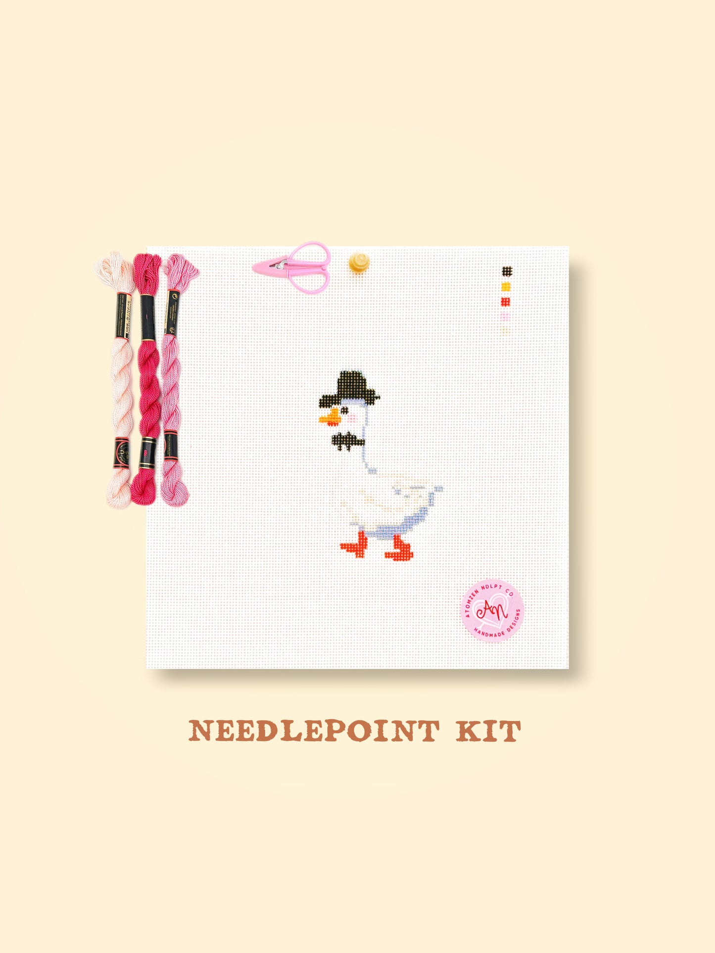 Gentleman Goose Needlepoint Kit
