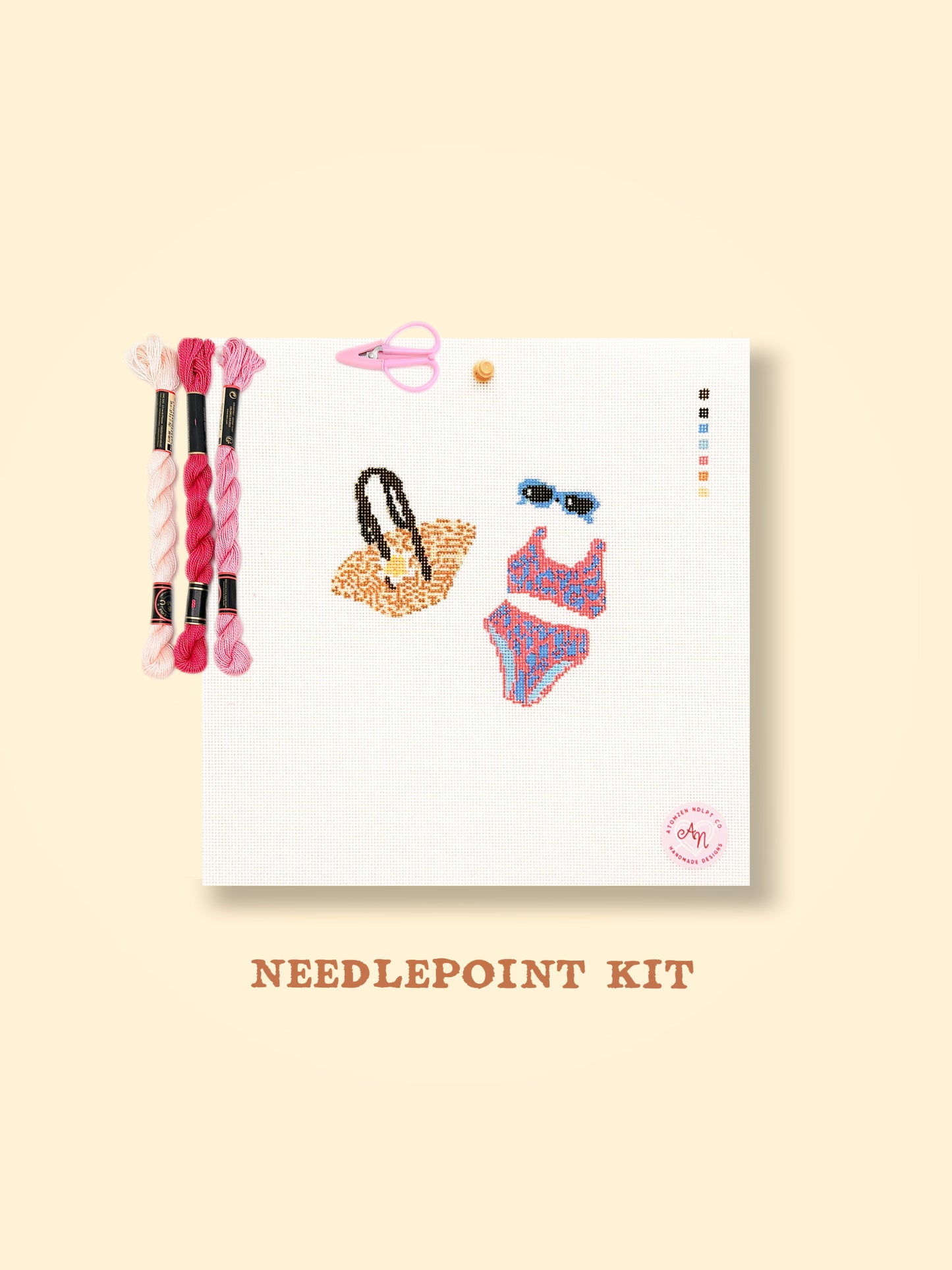 Beach Time Needlepoint Kit
