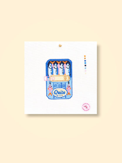Sardine Tin Needlepoint Kit