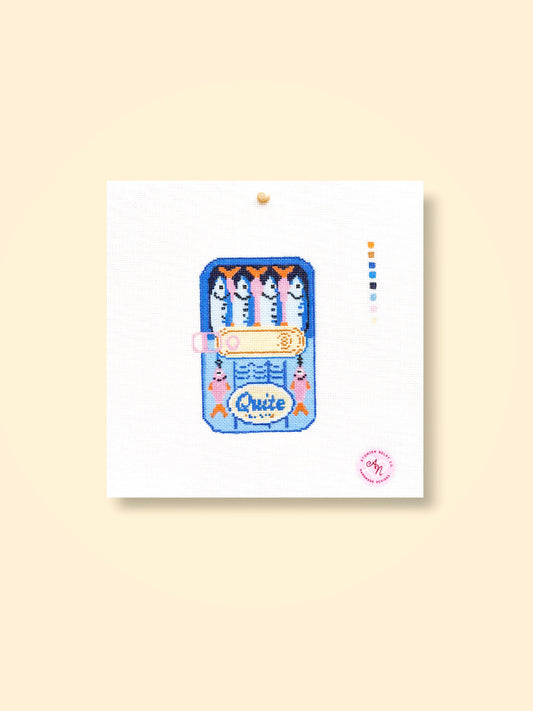 Sardine Tin Needlepoint Kit