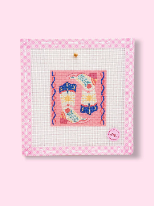 Painted Boots Needlepoint Kit
