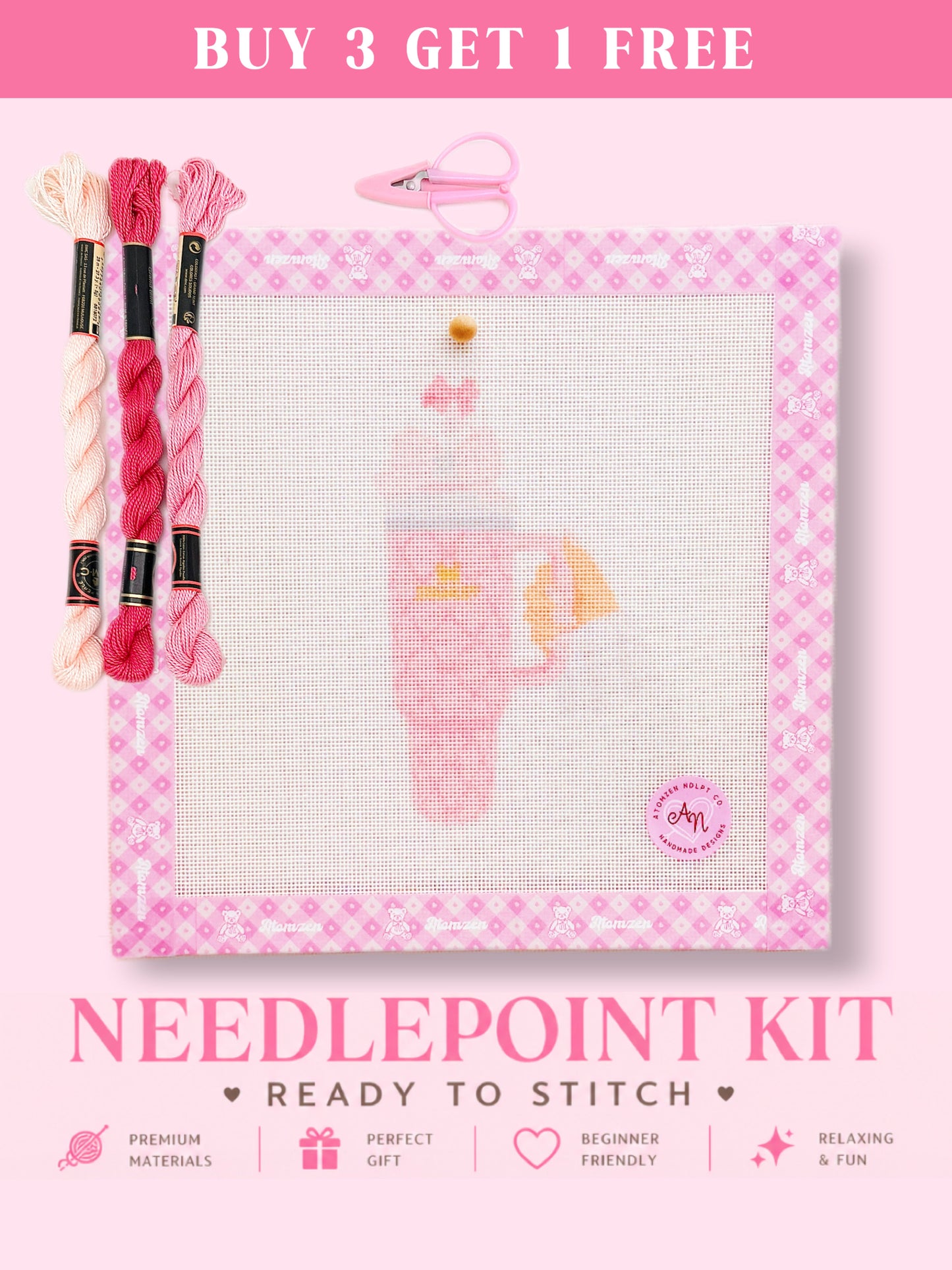 My Favorite Tumbler Needlepoint Kit
