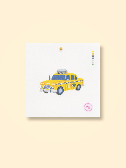 Taxi Needlepoint Kit