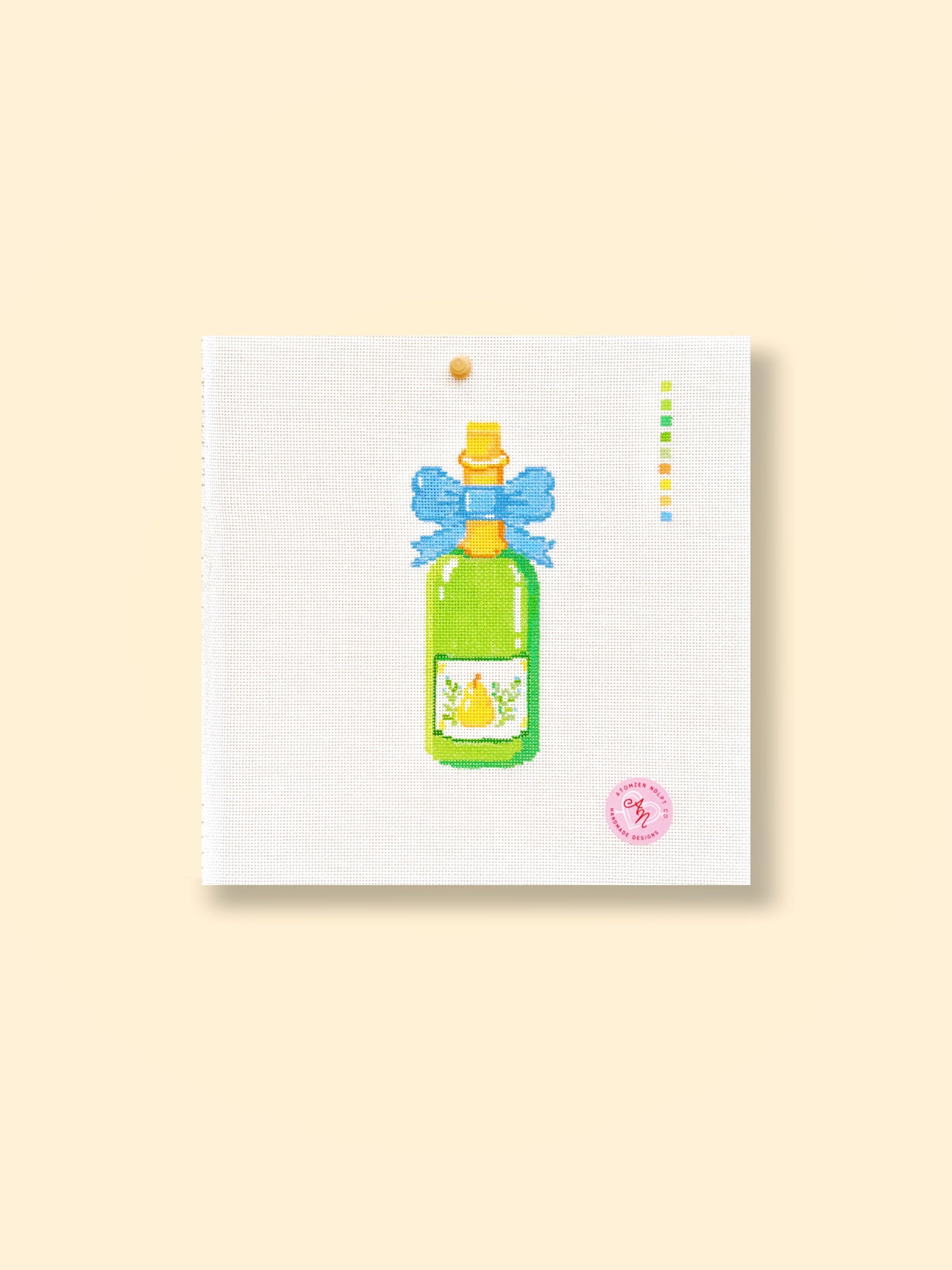 Pear Champagne Needlepoint Kit