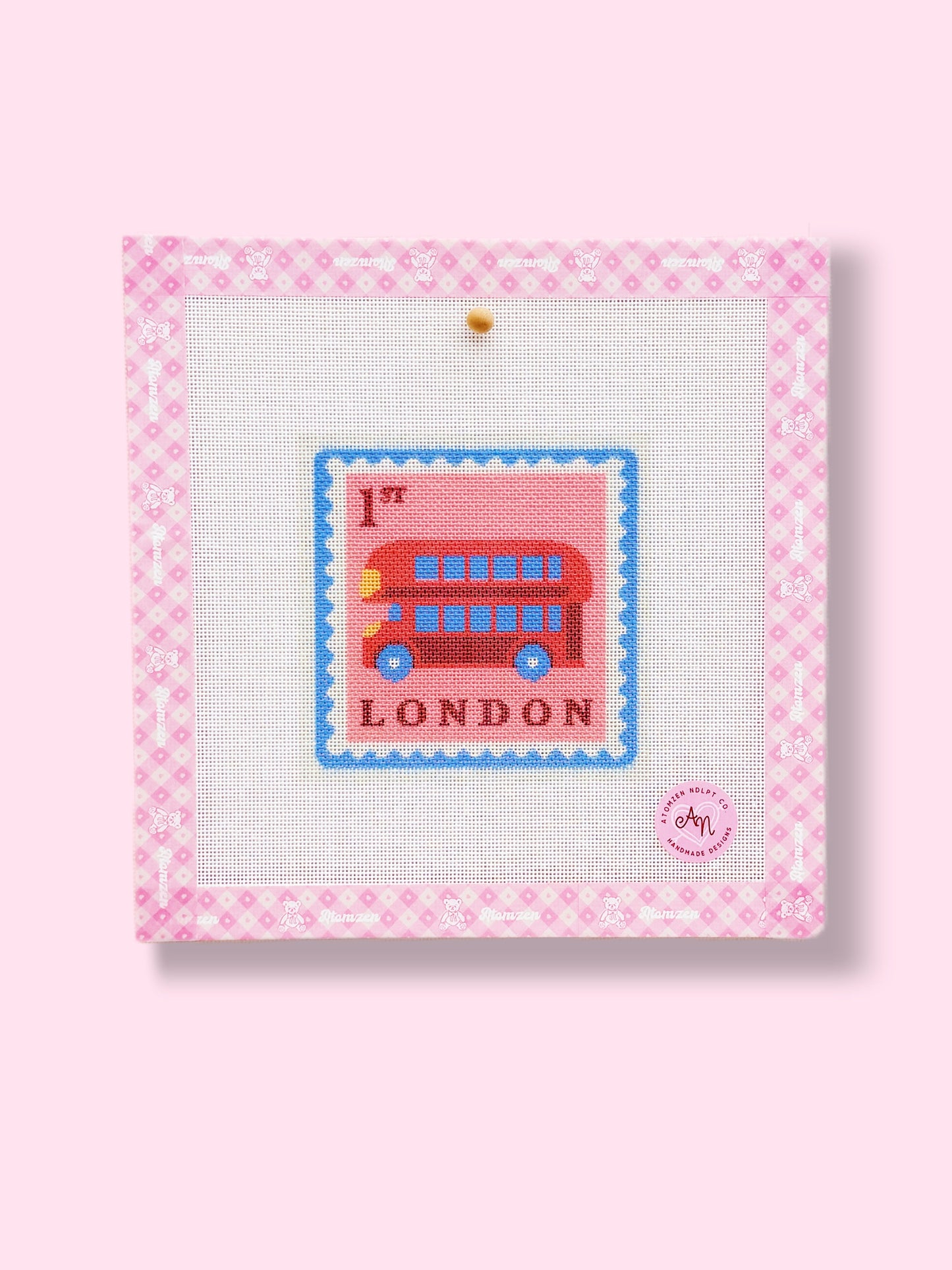 London Bus Needlepoint Kit
