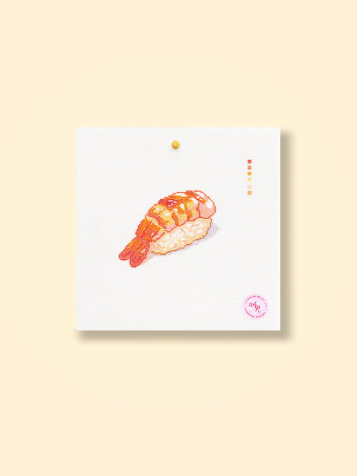 Shrimp Sushi Needlepoint Kit