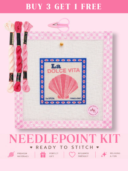Dolce Vita Stamp Needlepoint Kit
