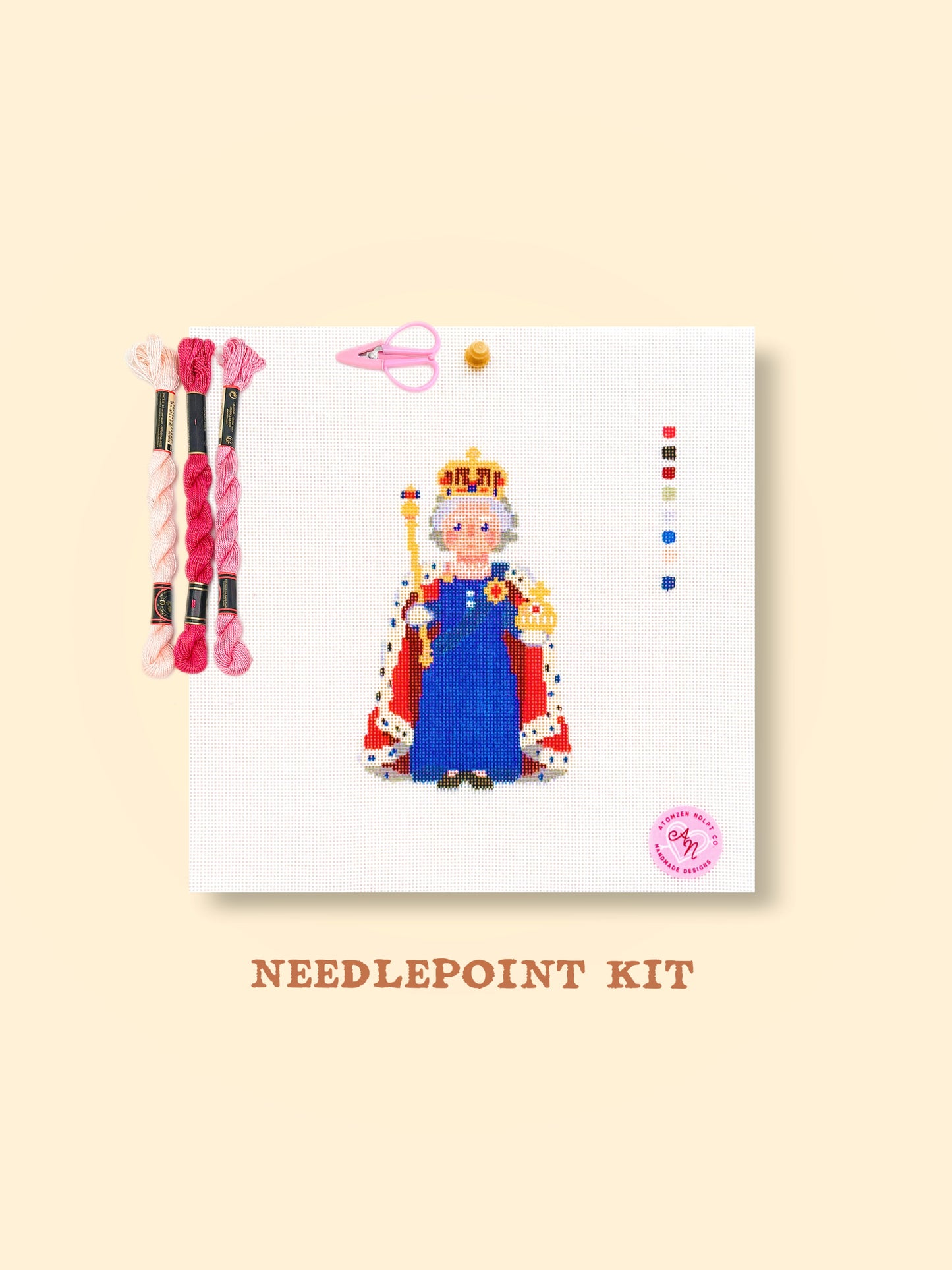 Queen Elizabeth II Needlepoint Kit