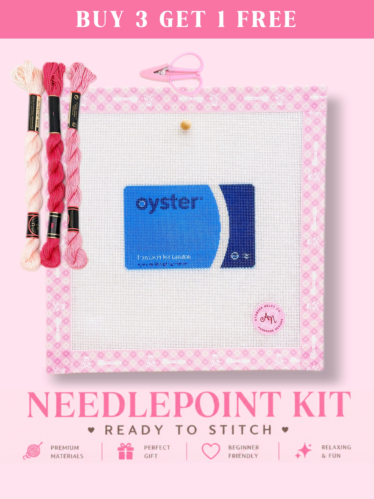 Oyster Card Needlepoint Kit